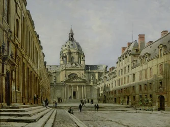 旧ソルボンヌの中庭、1886